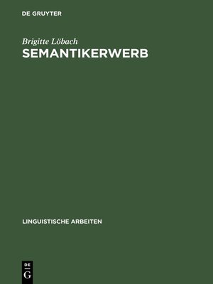 cover image of Semantikerwerb